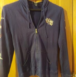 Ladies Size Small Harley Davidson Zip-up